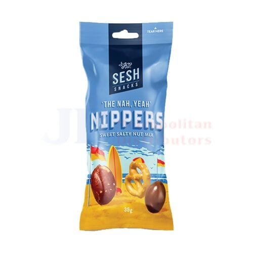 Sesh Snacks Sesh Snacks Nippers Sweet Salty Nut Mix 35g Sesh Snacks Nippers Sweet Salty Nut Mix 35g