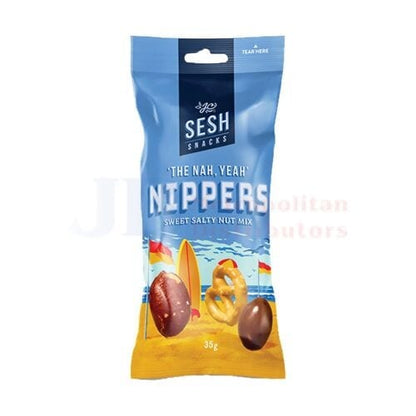 Sesh Snacks Sesh Snacks Nippers Sweet Salty Nut Mix 35g Sesh Snacks Nippers Sweet Salty Nut Mix 35g