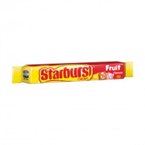 Starburst Chews - Fruit Flavour ( 24 x 45g pack in a display box)