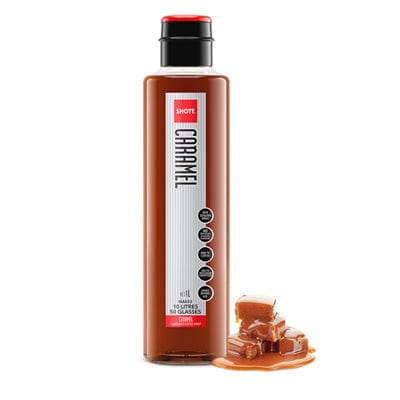 SHOTT BEVERAGES Shott Beverages Syrup Caramel 1 Litres Shott Beverages Syrup Caramel 1 Litres