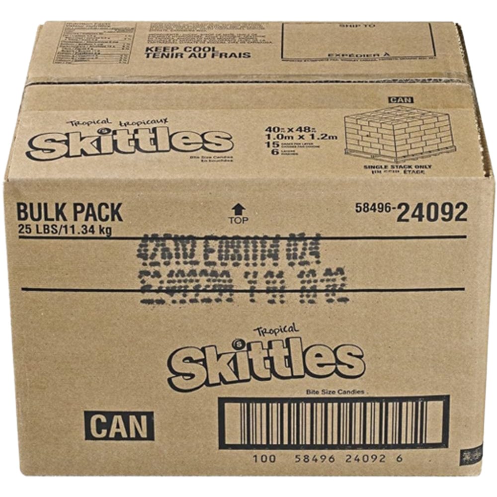 Skittles Individual Skittles Usa Bulk Box 11.33kg TF104869 Skittles Usa Bulk Box 11.33kg
