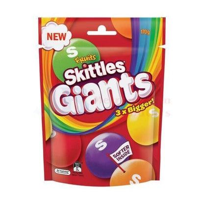 Skittles Skittles Giants Fruits 170g Skittles Giants Fruits 170g