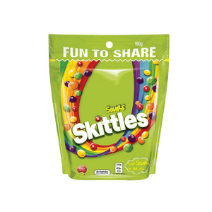 Skittles Skittles Sours 190g Skittles Sours 190g