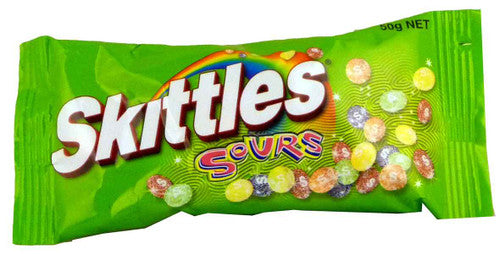 Skittles Sours (50g x 24 bag in a Display Unit)