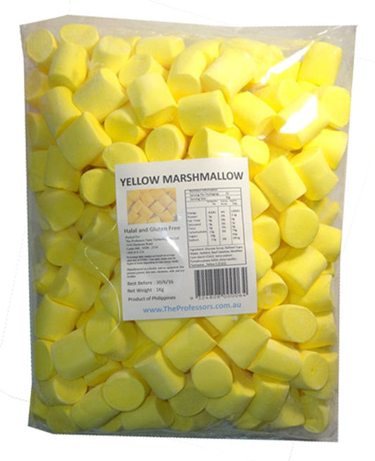 Sweet Treats Individual Sweet Treats Marshmallows - Yellow (1kg) 9324808000064 TPFS4811 Sweet Treats Marshmallows - Yellow (1kg)