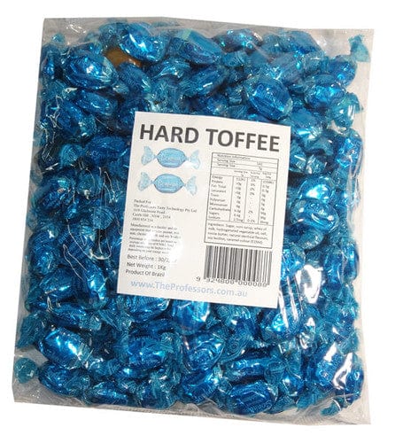 Sweet Treats Individual Sweet Treats Wrapped Hard Toffees - Blue - Chocolate (1kg) 9324808002044 TPFS4738 Sweet Treats Wrapped Hard Toffees - Blue - Chocolate (1kg)