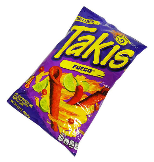 Takis Individual Takis Fuego ( 280g bag) - Short B/B date 757528008680 TPFS12193 Takis Fuego ( 280g bag) - Short B/B date