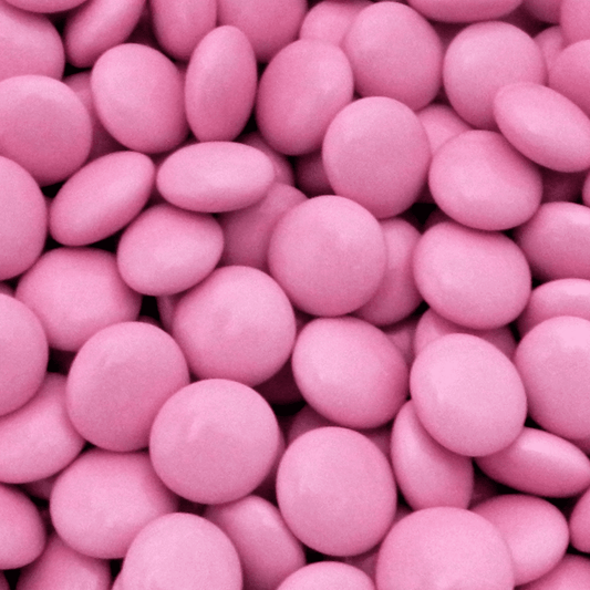 The Sweets Club Individual Chocolate Buttons Pink 1kg BXUSBCAPMPXG Chocolate Buttons Pink 1kg