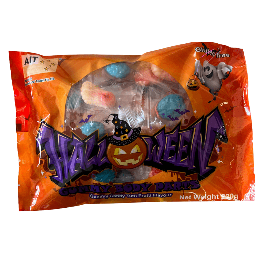 The Sweets Club Individual Halloween Body Parts 220g IEPSYENBMUCF Halloween Body Parts 220g