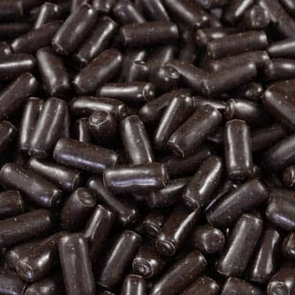 The Sweets Club Individual Liquorice Bullets Dark Chocolate 1kg TWUTKAZUHDEC Liquorice Bullets Dark Chocolate 1kg