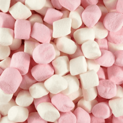 The Sweets Club Individual Mini Pink & White Marshmallows 800g CLYDANOOGSSI Mini Pink & White Marshmallows 800g