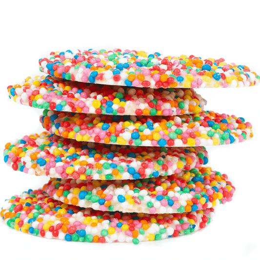 The Sweets Club Individual White Chocolate Freckles 1kg MFOCAARXSJMD White Chocolate Freckles 1kg