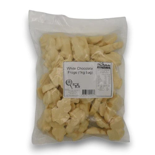 The Sweets Club Individual White Chocolate Frogs (1kg bag) 9340761024282 TPFS13757 White Chocolate Frogs (1kg bag)