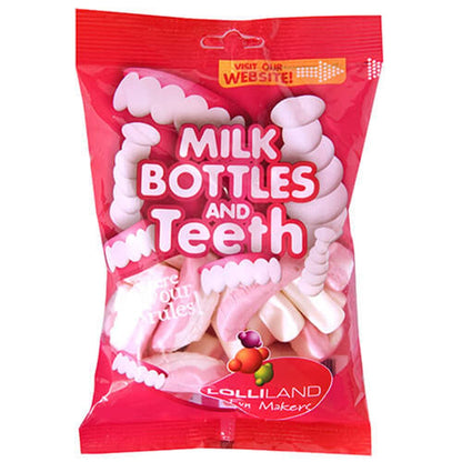 The Sweets Club Lolliland Milk Bottle & Teeth 140g Lolliland Milk Bottle & Teeth 140g
