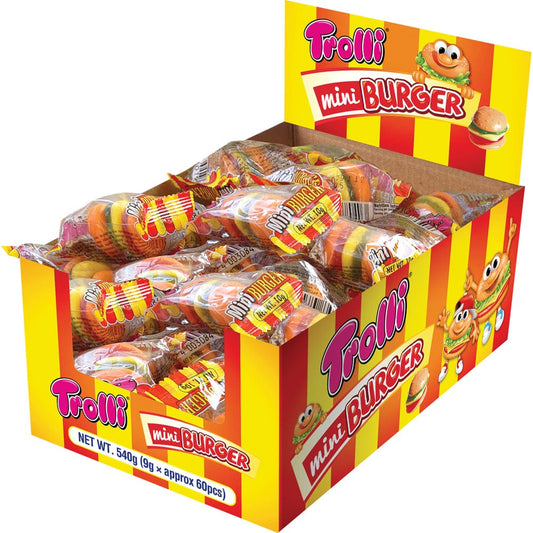 Trolli Mini Burger 9g (60 Pack)
