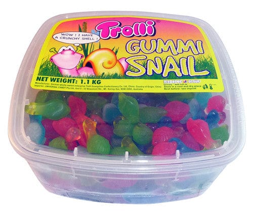 Trolli Individual Trolli Gummi Snail Tub (1.1kg ) 6925425470471 TPFS2776 Trolli Gummi Snail Tub (1.1kg )