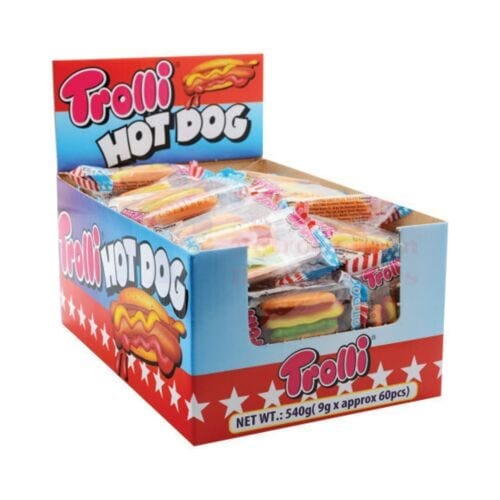 Trolli Individual Trolli Hot Dog 10g (60 Pack) 4003084880427 JBMTHD Trolli Hot Dog 10g (60 Pack)