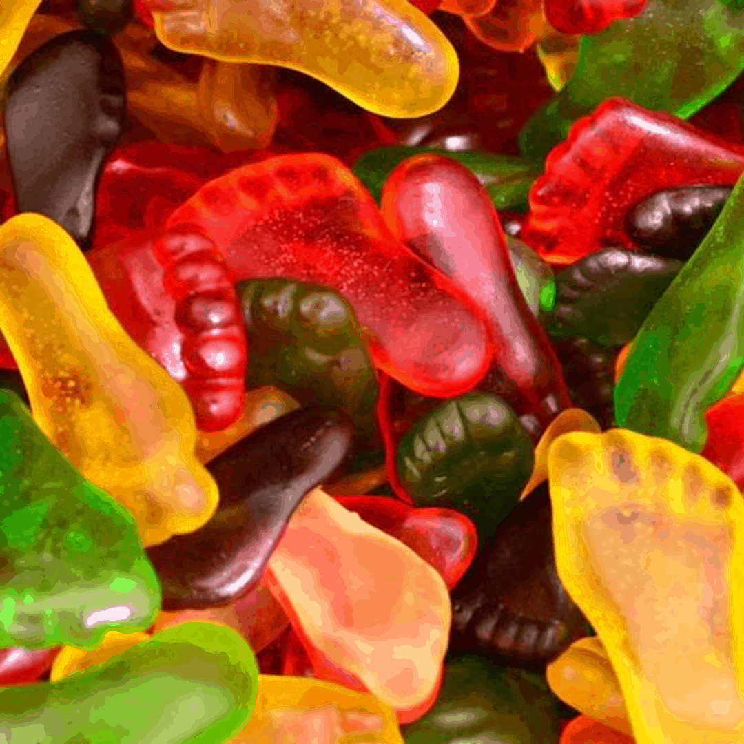 Trolli Trolli Gummy Flat Feet 2kg Trolli Gummy Flat Feet 2kg