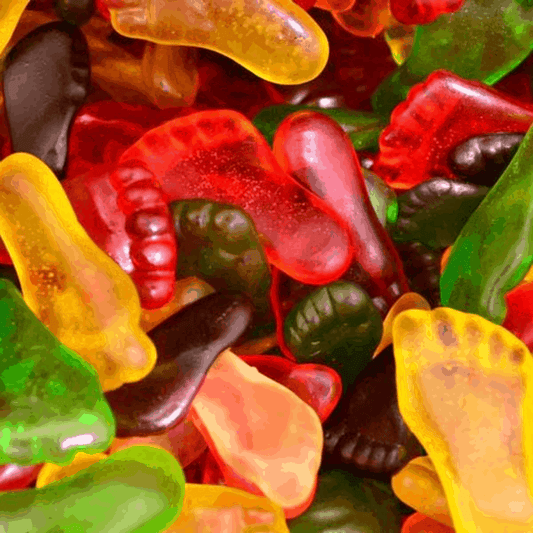 Trolli Trolli Gummy Flat Feet 2kg Trolli Gummy Flat Feet 2kg