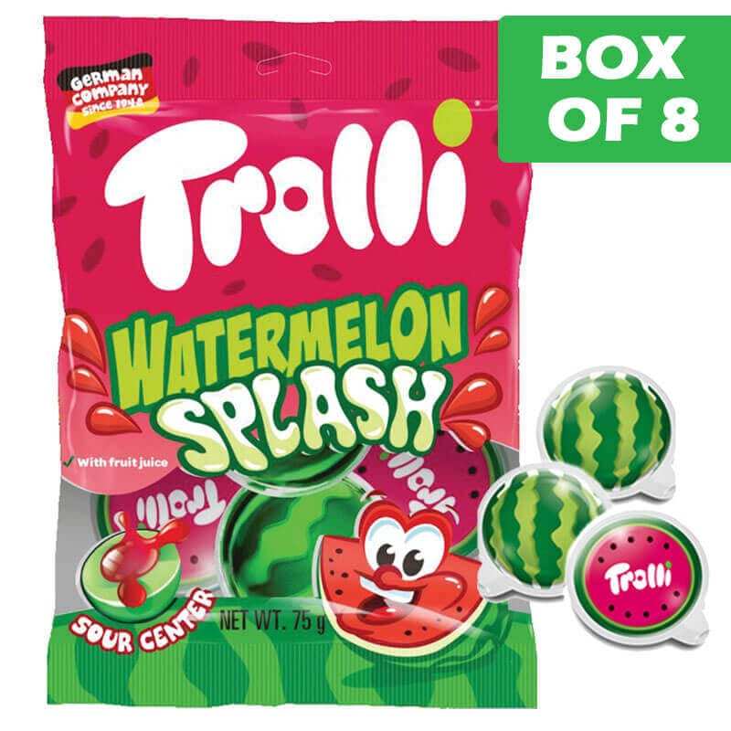 TROLLI Trolli Melon Splash Bag 75g Trolli Melon Splash Bag 75g