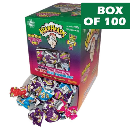 Warhead Individual Warhead Bubblegum Pops (100 Pieces) BF6000257 Warhead Bubblegum Pops (100 Pieces)