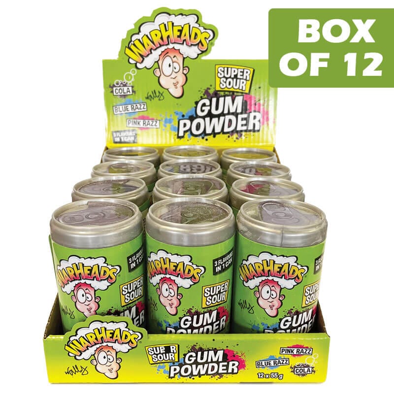 WARHEAD Warhead Gum Powder 55g Warhead Gum Powder 55g