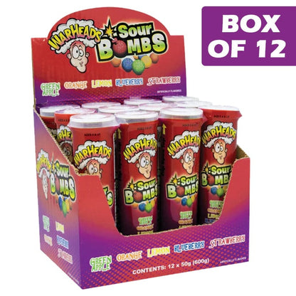 WARHEAD Warhead Sour Bombs 50g Warhead Sour Bombs 50g