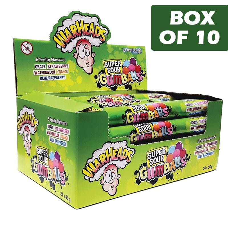 WARHEAD Warhead Sour Gumball (10 Pack) Warhead Sour Gumball (10 Pack)