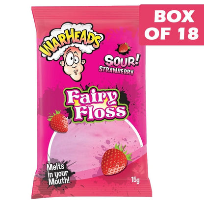 WARHEAD Warhead Straw Fairy Floss 15g Warhead Straw Fairy Floss 15g