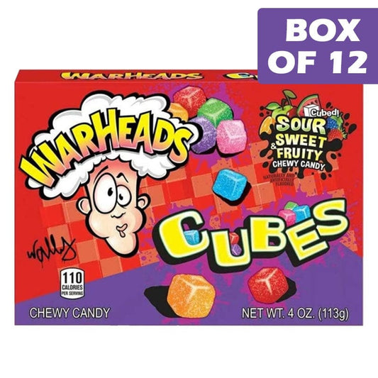 Warhead Warhead Theatre Box Chewy Cubes 113g Warhead Theatre Box Chewy Cubes 113g