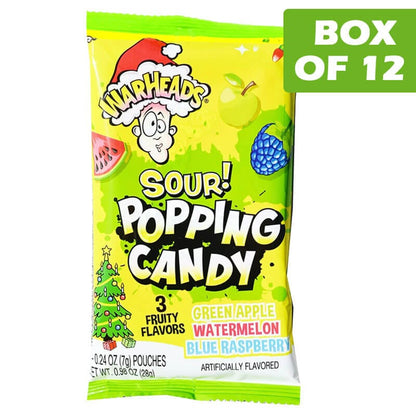 Warhead Warhead Xmas Popping Candy 3 Flavours Warhead Xmas Popping Candy 3 Flavours