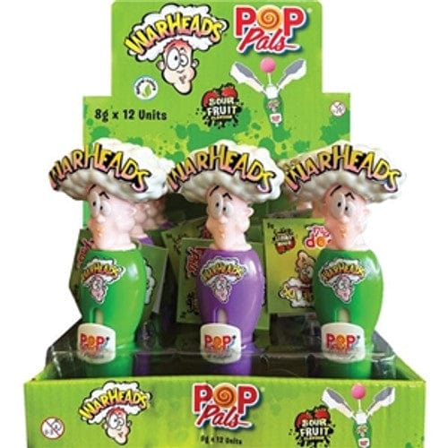 Warheads Individual Warheads Pop Pals (8g x 12pc display unit) 9327776034024 TPFS13358 Warheads Pop Pals (8g x 12pc display unit)