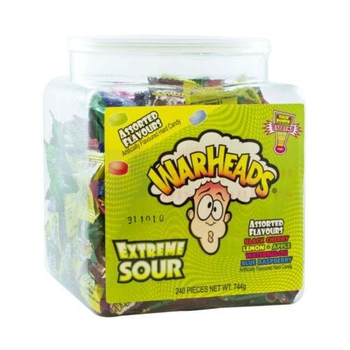 Warheads Individual Warheads Sour Assorted (240 Piece) 32134215371 JBMWSA Warheads Sour Assorted (240 Piece)