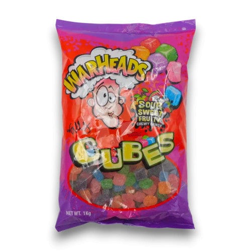 Warheads Individual Warheads Sour Cubes (1kg bag) 32134239162 TPFS12736 Warheads Sour Cubes (1kg bag)