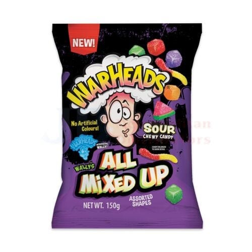 Warheads Warheads All Mixed Up 150g Warheads All Mixed Up 150g