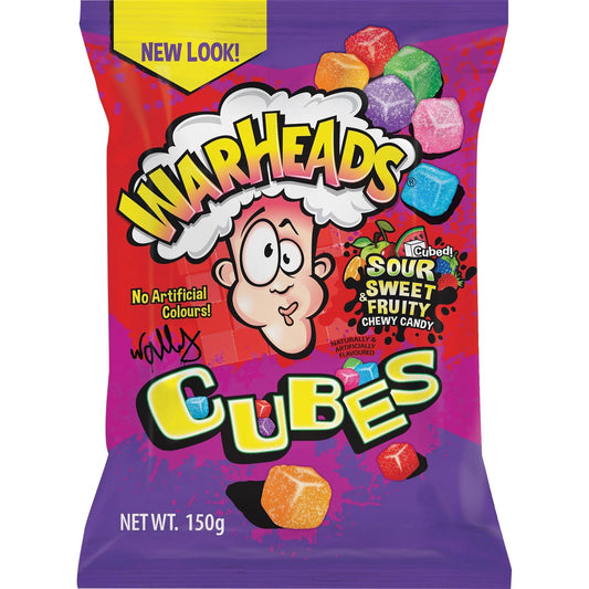 Warheads Warheads Chewy Cubes 150g Warheads Chewy Cubes 150g