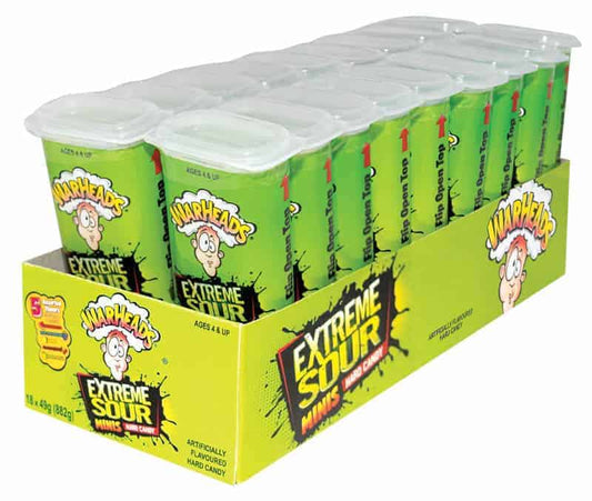 Warheads Warheads Extra Sour Mini Hard Candy 49g Warheads Extra Sour Mini Hard Candy 49g