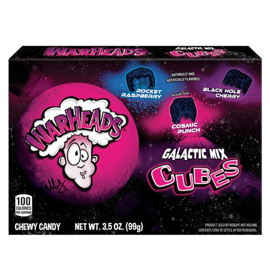 Warheads Warheads Galactic Mix Cubes 99g Warheads Galactic Mix Cubes 99g