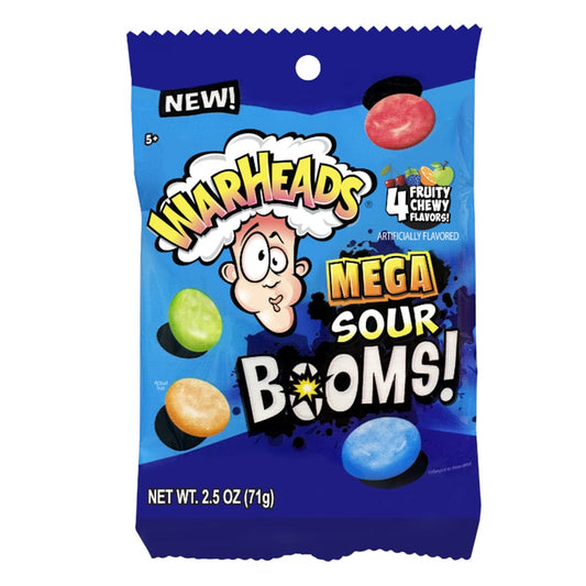 Warheads Warheads Mega Sour Booms 71g Warheads Mega Sour Booms 71g
