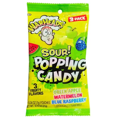Warheads Warheads Sour Popping Candy 3-flavours 20g Warheads Sour Popping Candy 3-flavours 20g