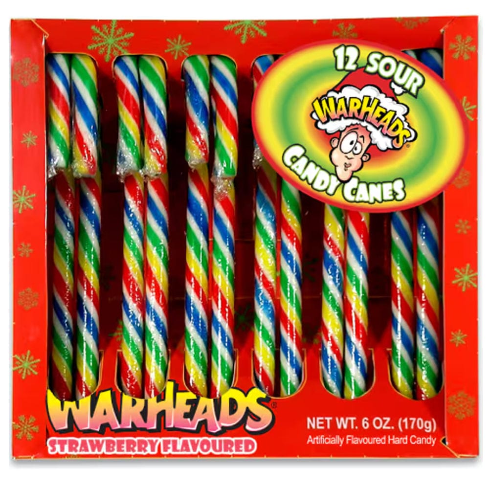 Warheads Warheads Super Sour Canes 170g Warheads Super Sour Canes 170g