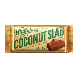 Whittakers Whittakers Coconut slab 50g Whittakers Coconut slab 50g