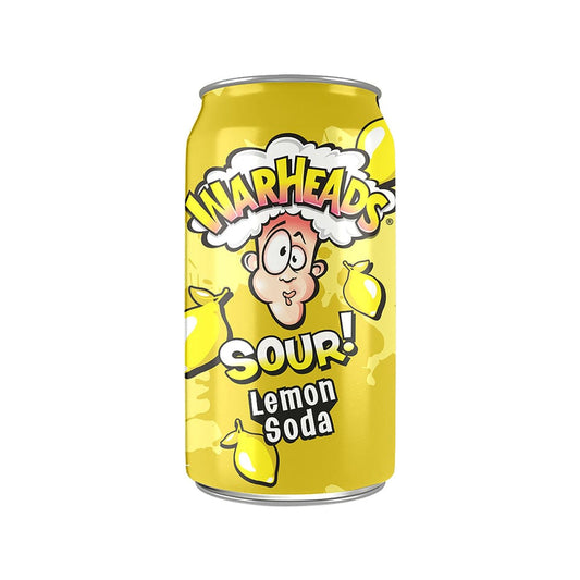 Warheads Lemon Soda Cans 355ml