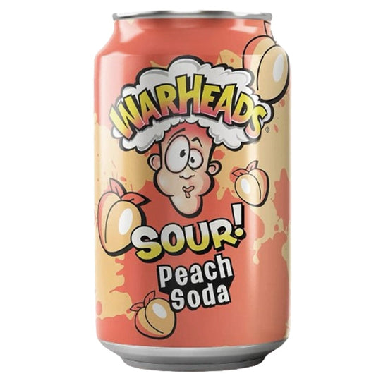 Warheads Sour Peach Soda 355ml