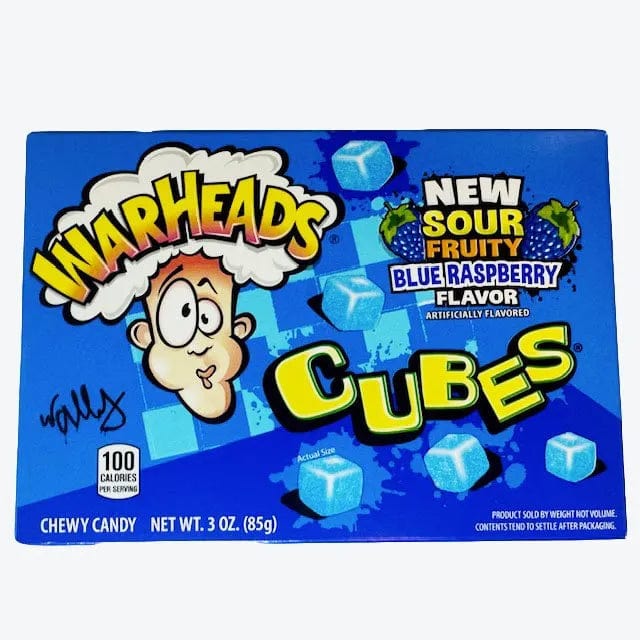 Zombie Chew Warhead Blue Raspberry Cubes 85g Warhead Blue Raspberry Cubes 85g