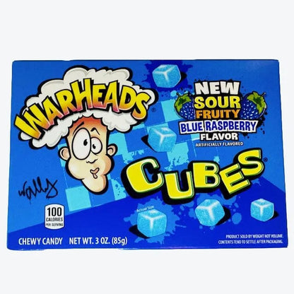Zombie Chew Warhead Blue Raspberry Cubes 85g Warhead Blue Raspberry Cubes 85g